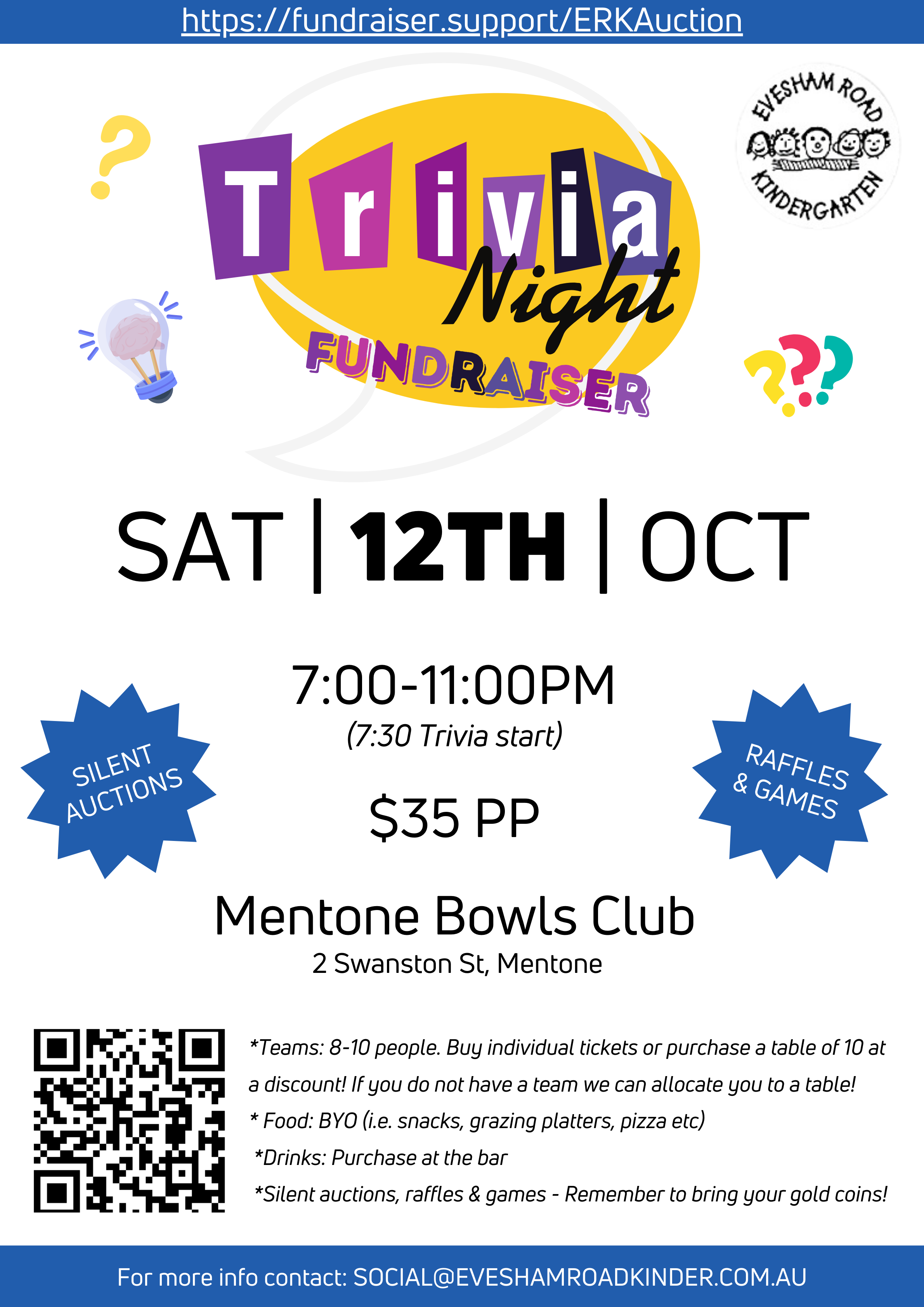 Trivia Night & Silent Auction Fundraiser