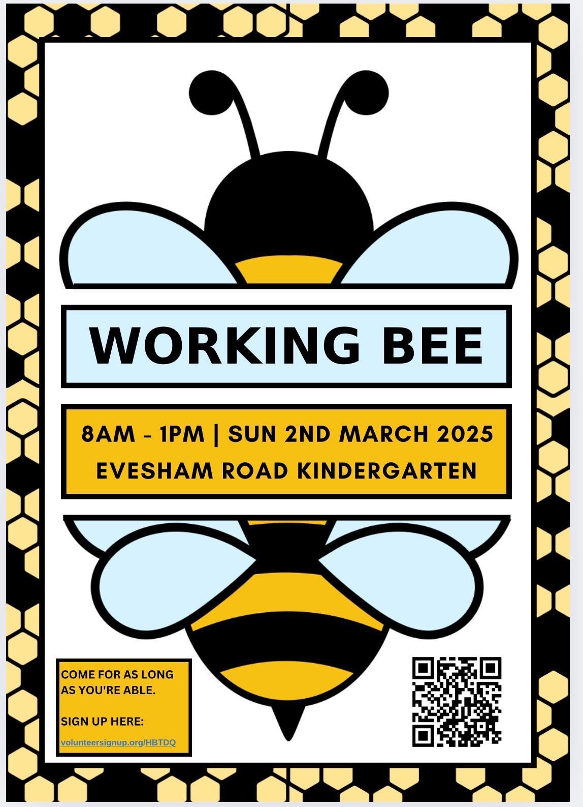 Working Bee – Sunday 2nd March